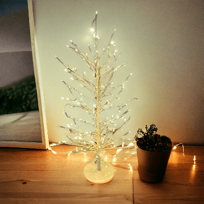 Bricocenter Lighted white lime tree H45 cm