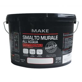 WALL ENAMEL SATIN WHITE MAKE 4LT