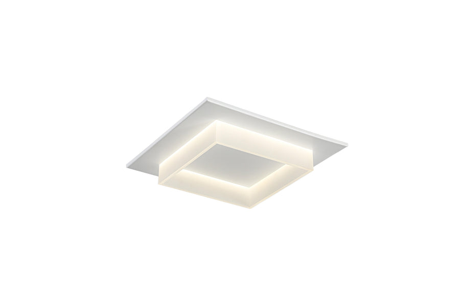 35x35cm white acryl ceiling light with cct switch