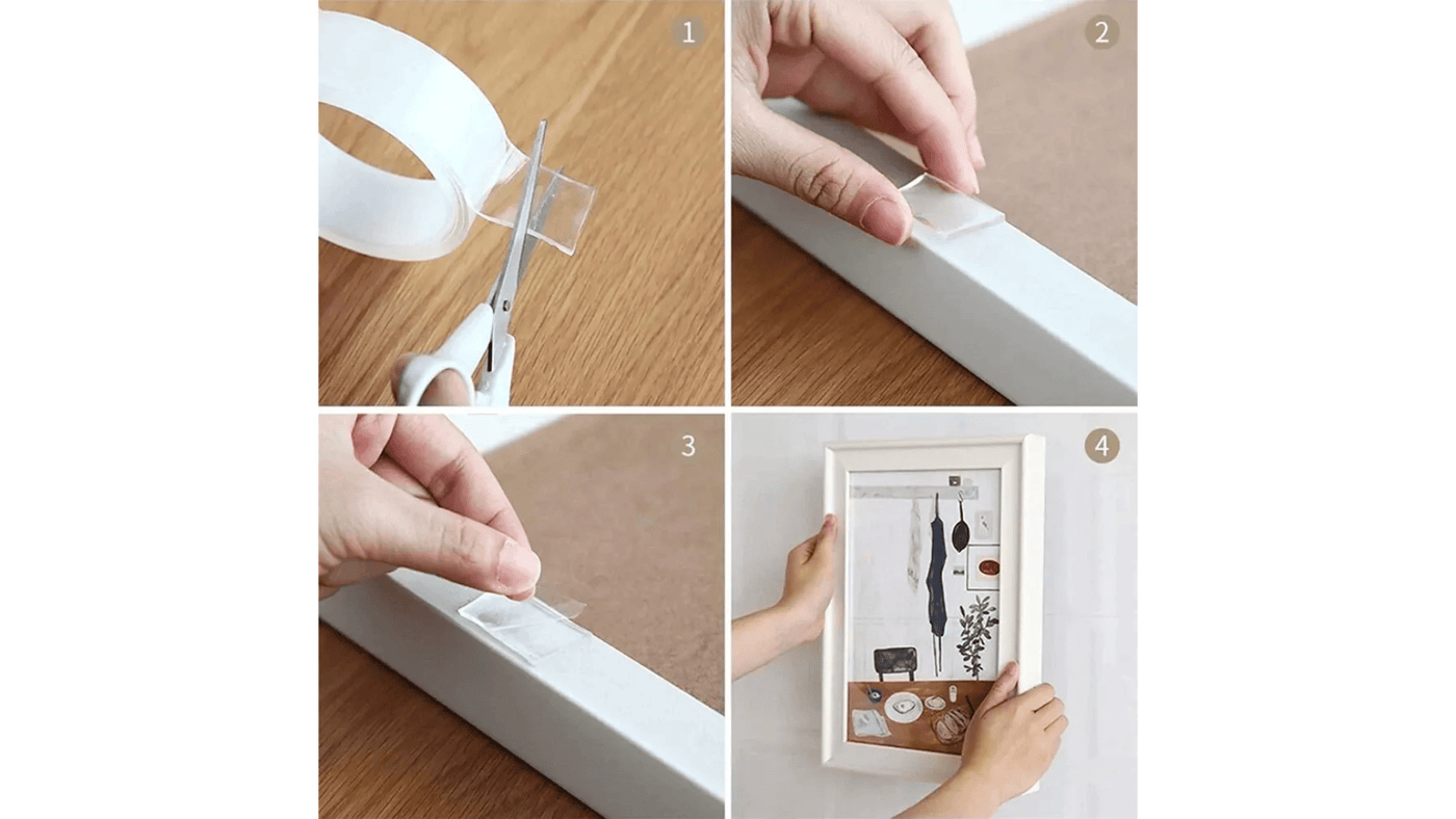 NANO GEL -TRANSPARENT DOUBLE-SIDED TAPE-R