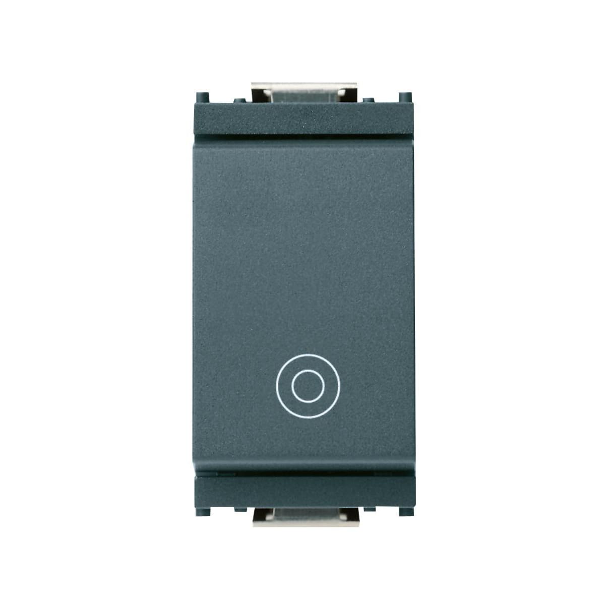 Bricocenter UNIPOLAR BUTTON IDEA 10A GRAY