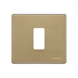 MAGIC 1 PLACE PLATE ROUND BOX BRONZE