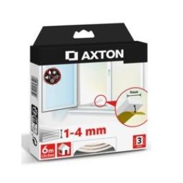 WHITE AXTON RECTANGULAR SHAPED WINDOW INSULATION GASKET 1-4MMX9MMX6MT
