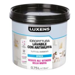 LUXENS ANTI-MOULD WASHABLE WHITE PAINT 750ML