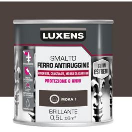 IRON ENAMEL RUSTPROOFING BRIGHT BROWN 500ML LUXENS