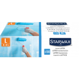 STARWAX MULTILATEX DISPOSABLE GLOVES 100 PCS L FOOD CONTACT