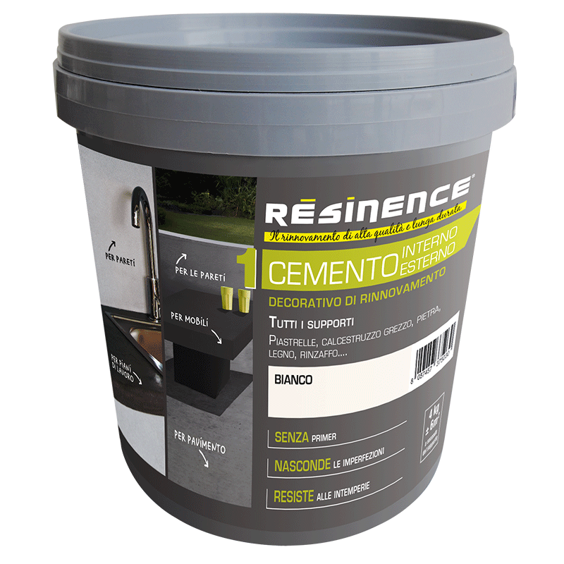 Bricocenter CEMENTO DECORATIVO DI RINNOVAMENTO BIANCO 4KG