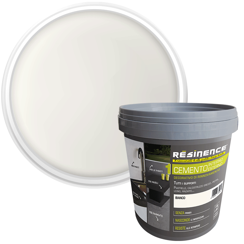 Bricocenter CEMENTO DECORATIVO DI RINNOVAMENTO BIANCO 4KG