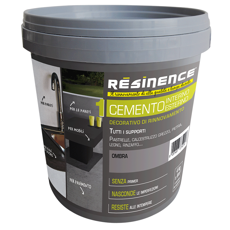Bricocenter CEMENTO DECORATIVO DI RINNOVAMENTO OMBRA 4KG