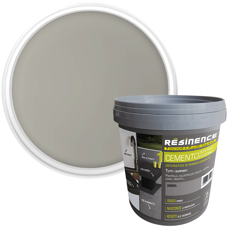 Bricocenter CEMENTO DECORATIVO DI RINNOVAMENTO OMBRA 4KG