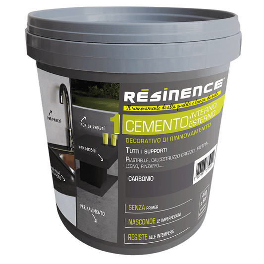 Bricocenter CEMENTO DECORATIVO DI RINNOVAMENTO CARBONIO 4KG