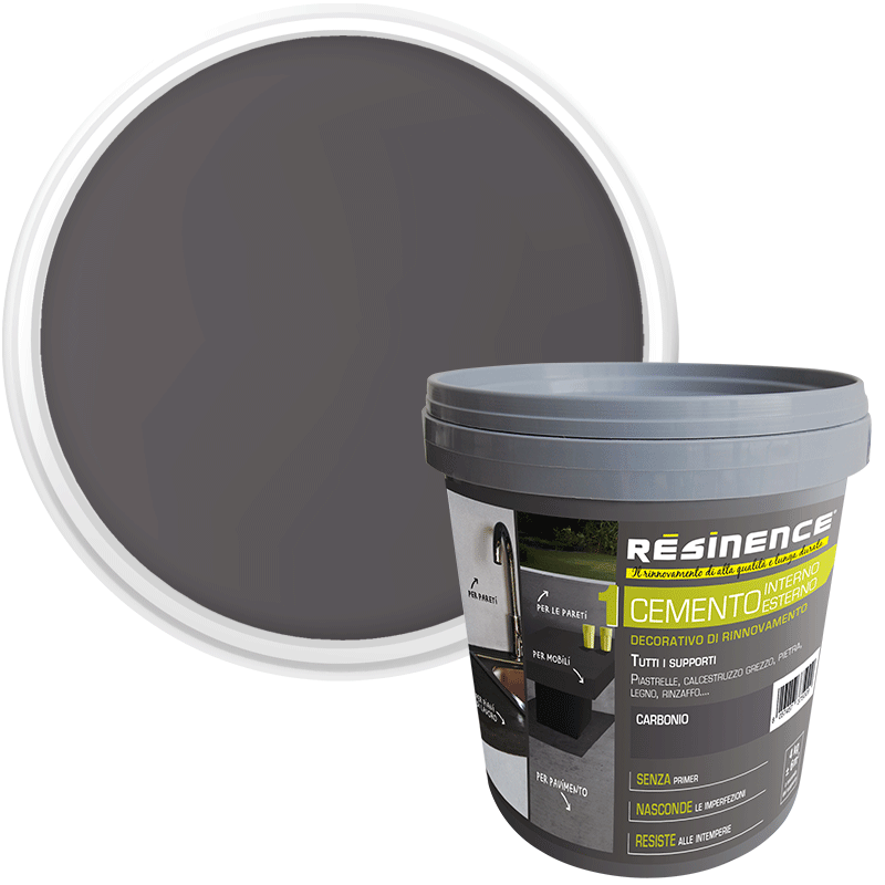 Bricocenter CEMENTO DECORATIVO DI RINNOVAMENTO CARBONIO 4KG