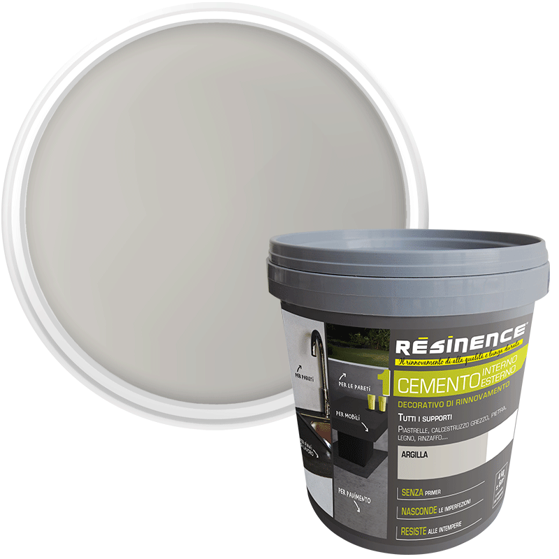 Bricocenter CEMENTO DECORATIVO DI RINNOVAMENTO ARGILLA 4KG