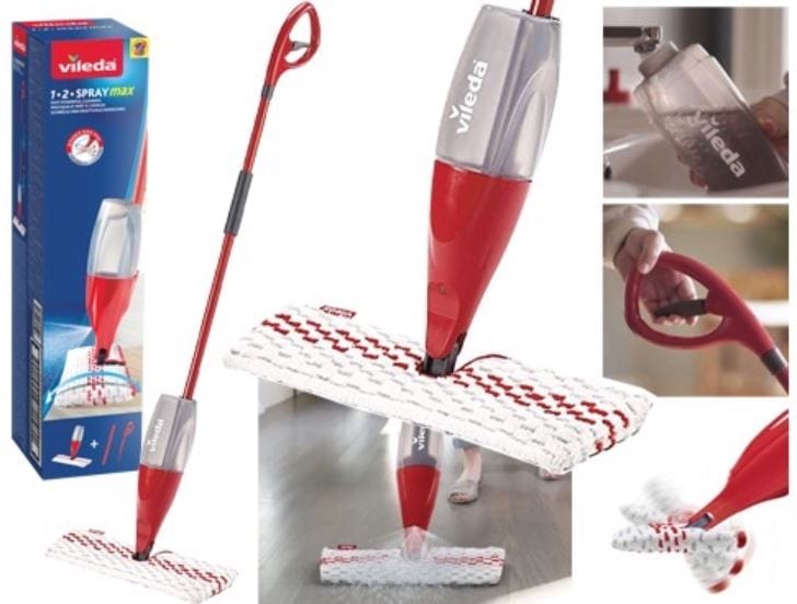 Bricocenter SISTEMA LAVAPAVIMENTI SPRAY MAX VILEDA