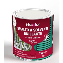 IRIS COLOR BRIGHT LIGHT GRAY SOLVENT ENAMEL 750 ML