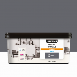 LUXENS GRANIT 2 WASHABLE GREY PAINT 2.5 L