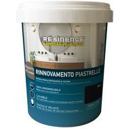 TWO-COMPONENT WATER-BASED SATIN BLACK TILE RESINENCE 5O0 ML