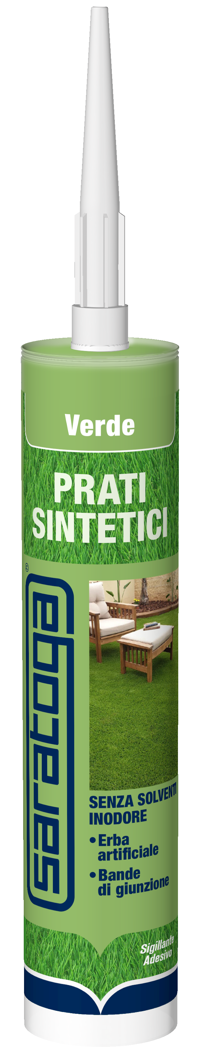 ACETIC SILICONE FOR SYNTHETIC LAWNS GREEN SARATOGA 290 ML