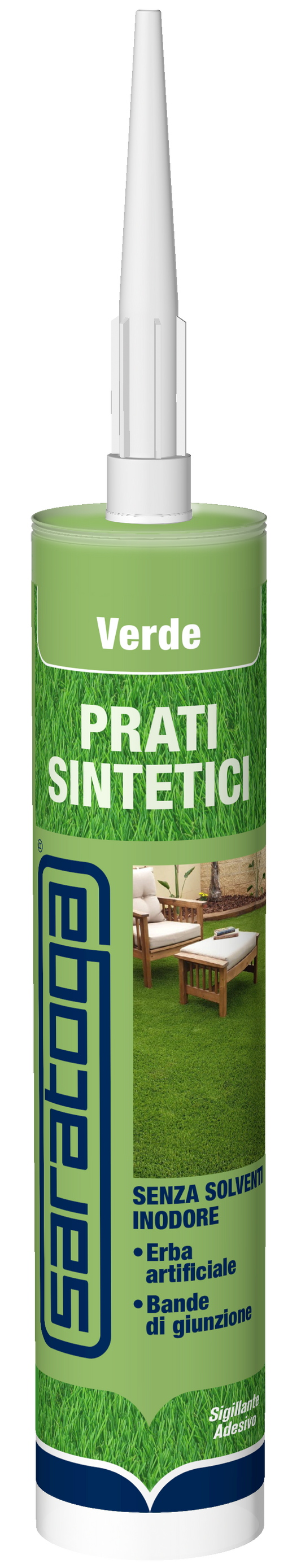 ACETIC SILICONE FOR SYNTHETIC LAWNS GREEN SARATOGA 290 ML