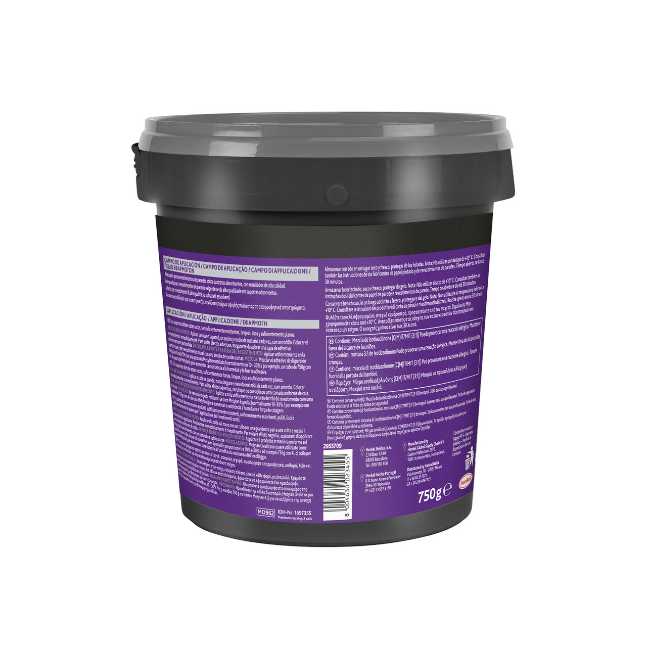 OVALIT METYLAN FLEXIBLE WALLPAPER AND WALLCOVERING GLUE 750GR