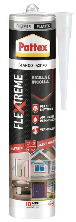 ASSEMBLY GLUE SEALANT ALL MATERIALS ALSO IMMERSION FLEXTREME WHITE 280GR