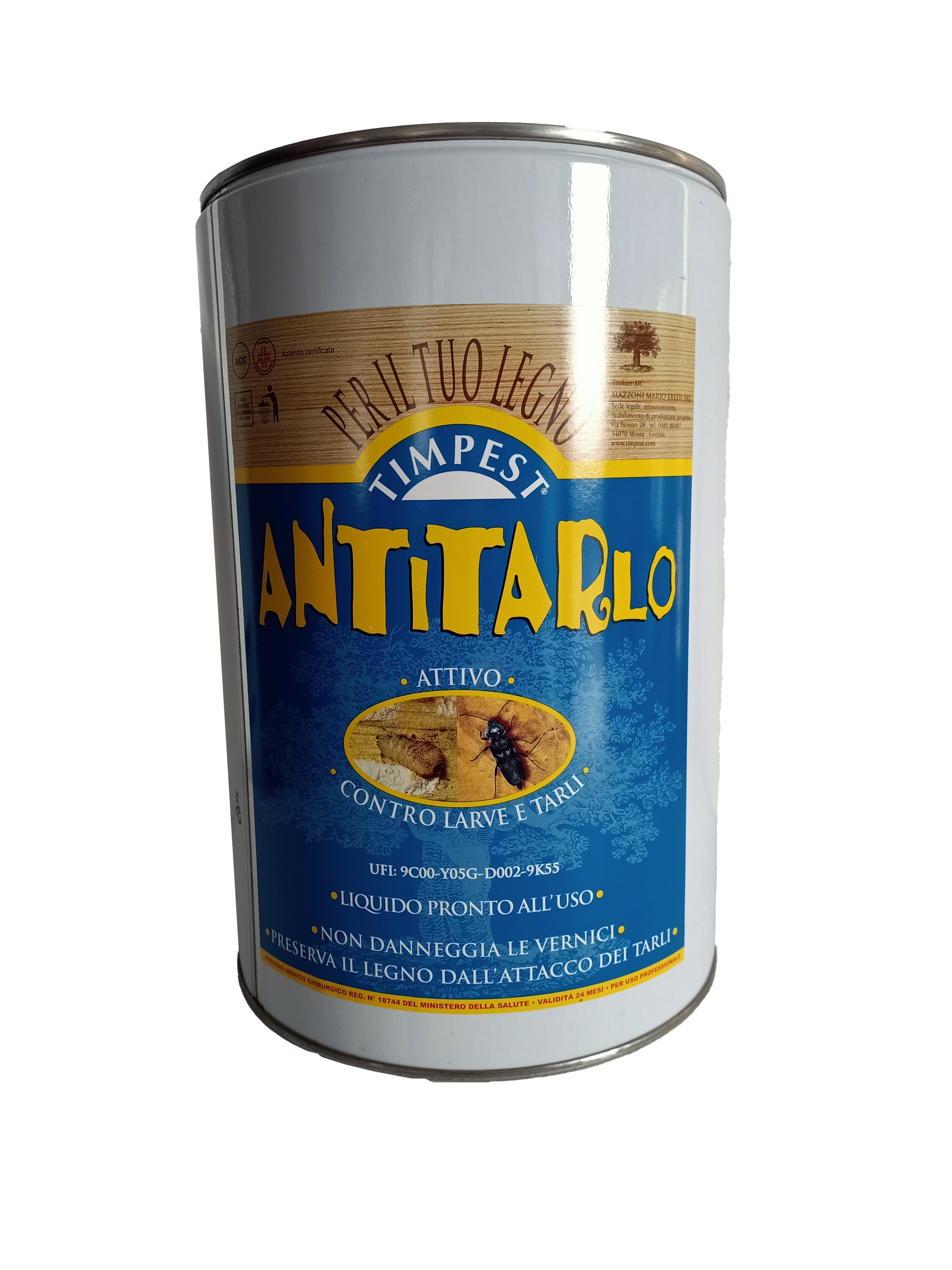 Solvent-based woodworm treatment, 5 litres – Timpest