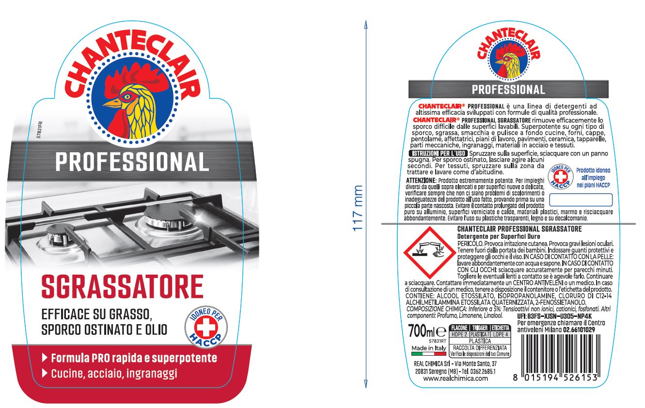 PROFESSIONAL CLEANER UNIVERSAL DEGREASER 700 ML CHANTECLAIR