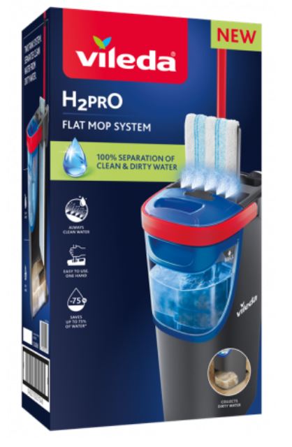 Sistema lavapavimenti h2 pro flat mop