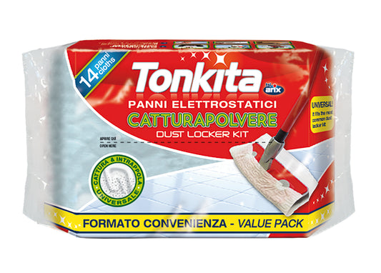 14 Tomkita electrostatic dust-trapping cloths