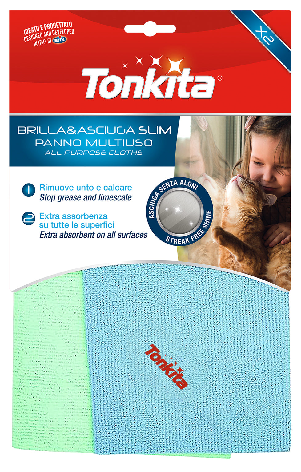 2/Brillasciuga Slim tea towels – Tonkita