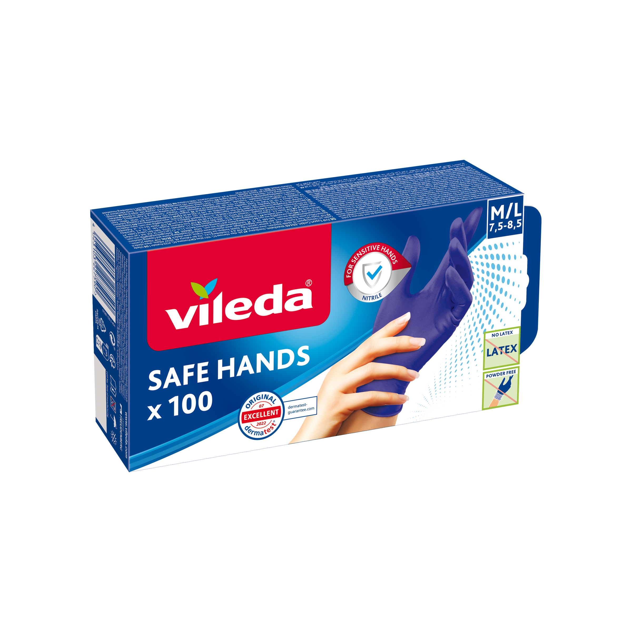 Vileda Safe Hands gloves, size S/M