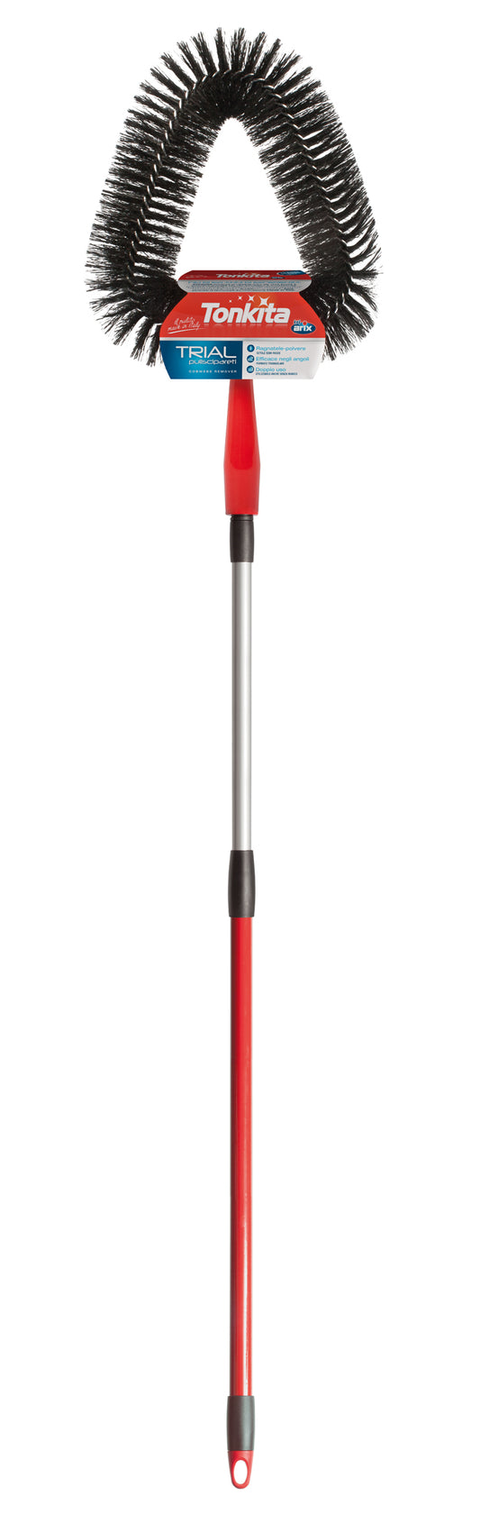 Trial rake with extendable handle, 150 cm