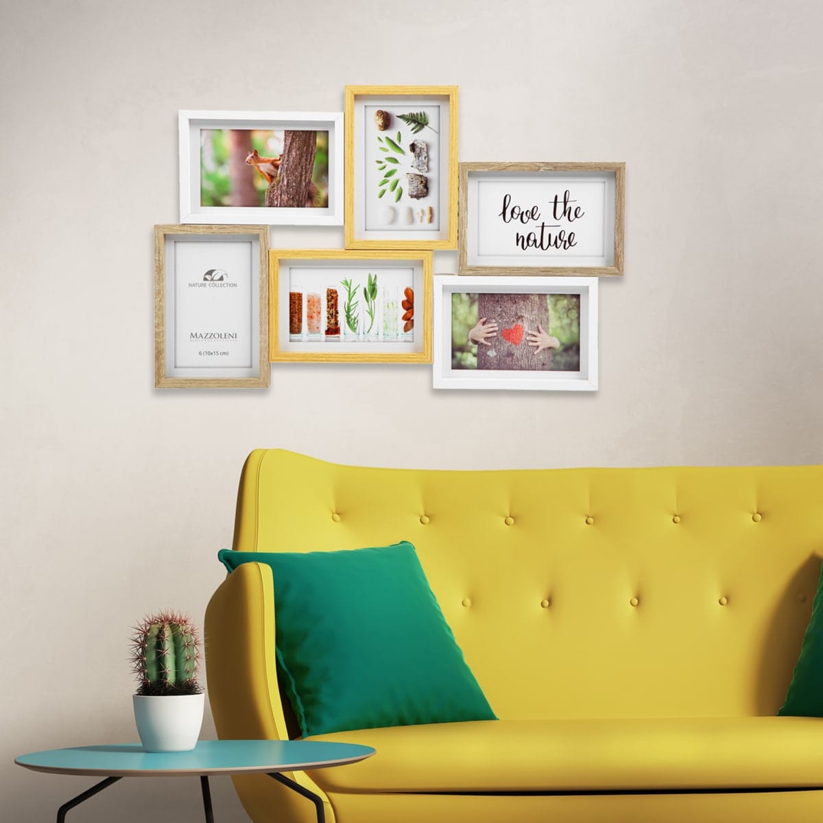 Bricocenter MULTIPHOTO WOOD 47X31 CM NATURAL WOOD