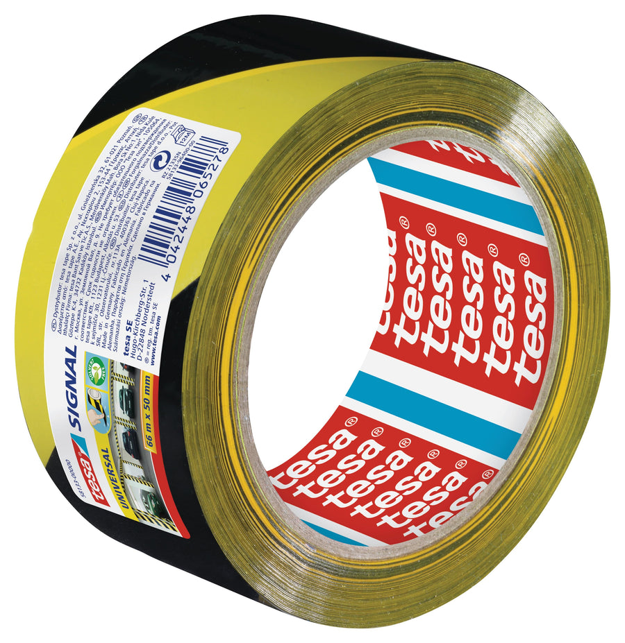 Bricocenter ADHESIVE WARNING TAPE YELLOW/BLACK 50MMX66MT