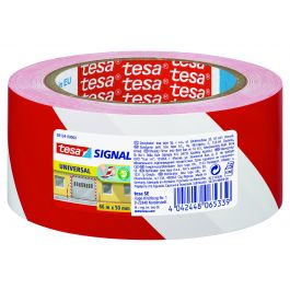 RED/WHITE WARNING TAPE 50MMX66MT