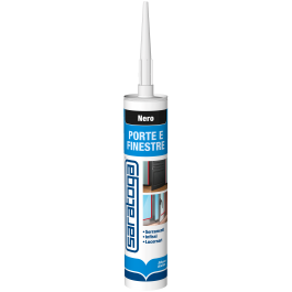UNIV ACETIC SILICONE 280ML BLACK