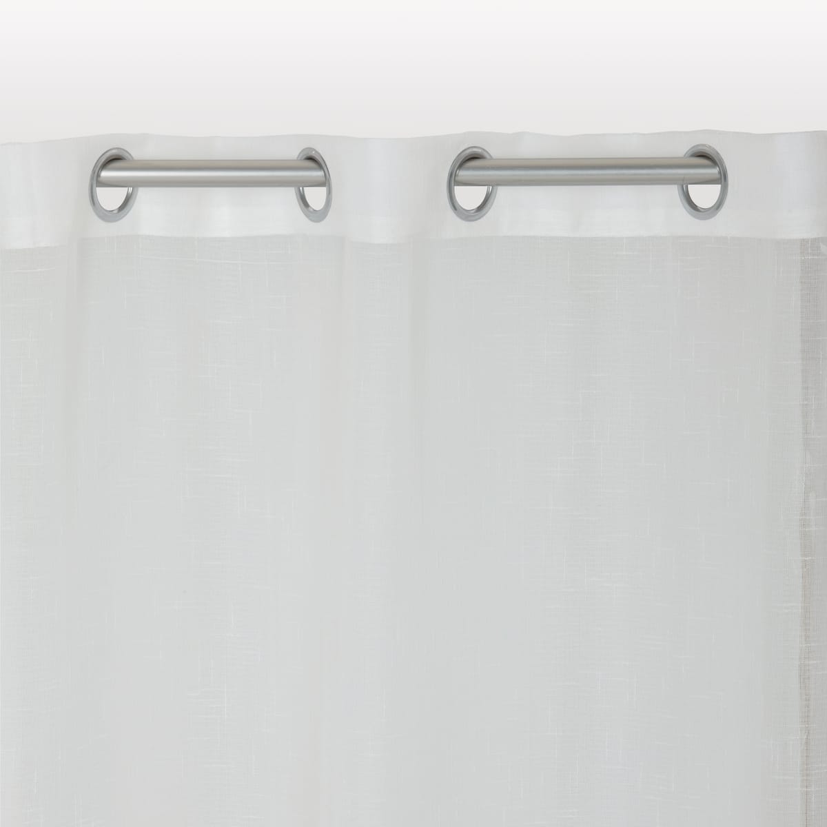 Bricocenter CATERINA FILTER CURTAIN WHITE 140X290 CM WITH EYELETS