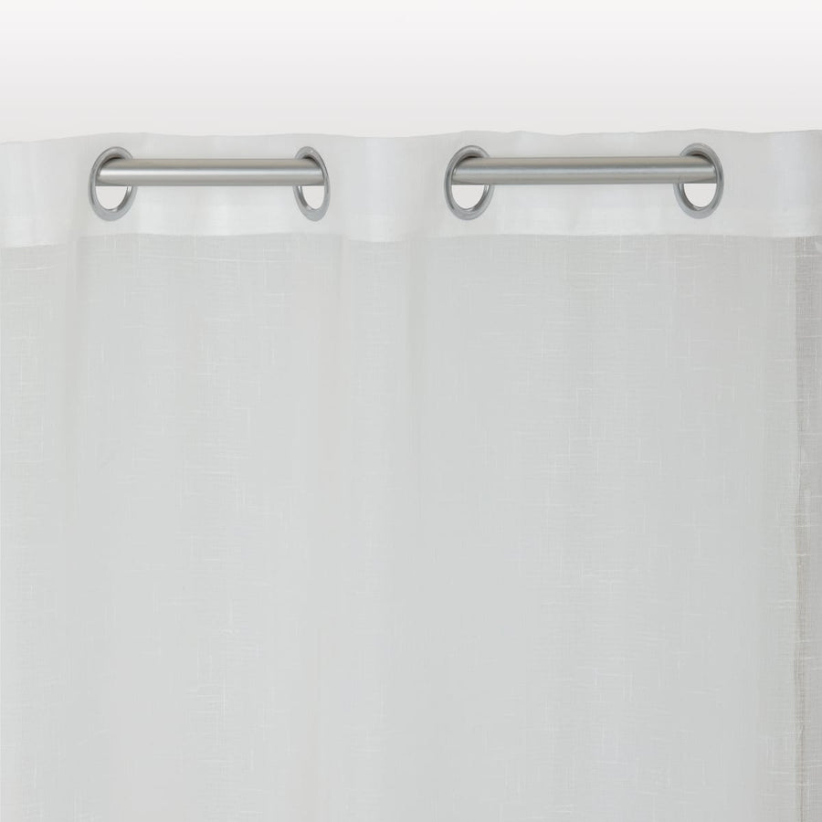 Bricocenter CATERINA FILTER CURTAIN WHITE 140X290 CM WITH EYELETS