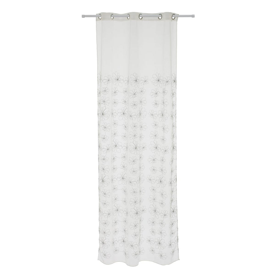 Bricocenter CATERINA FILTER CURTAIN WHITE 140X290 CM WITH EYELETS