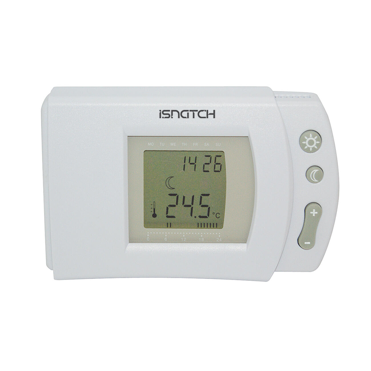 Digital weekly programmable thermostat