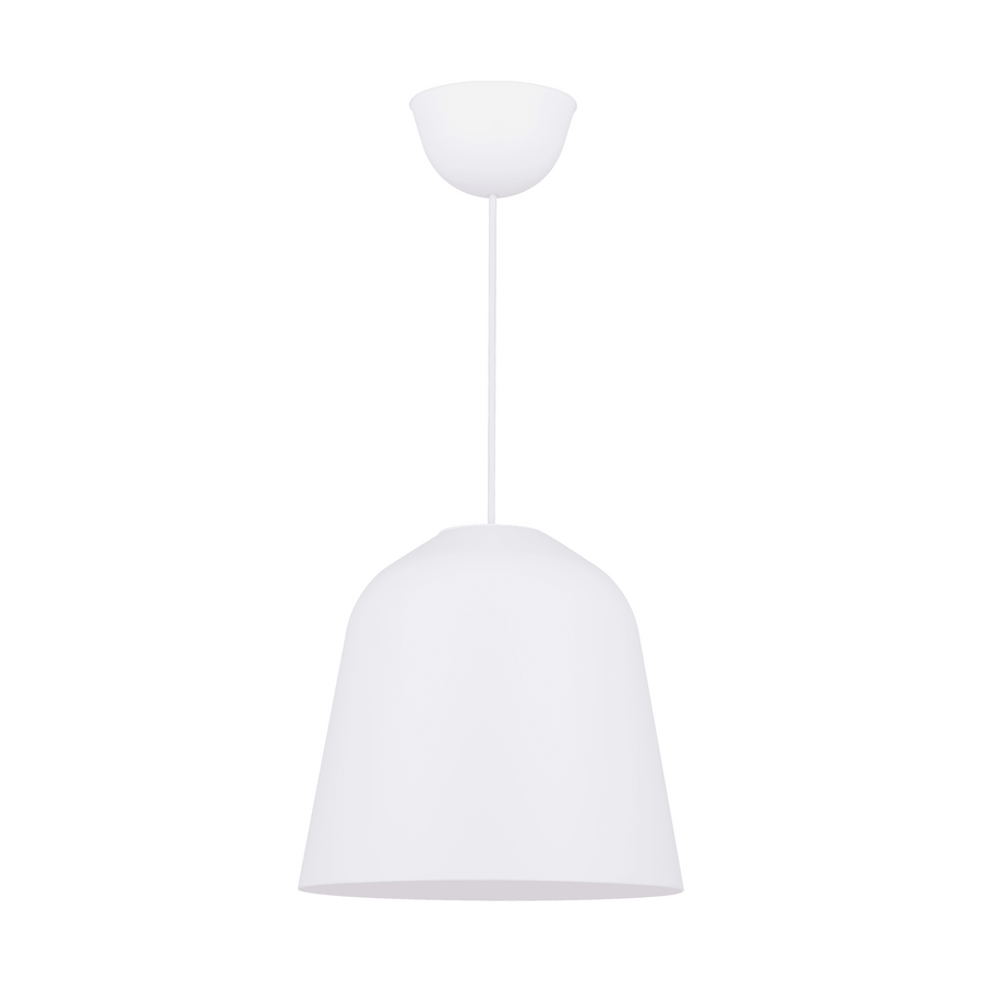 Lampadario bizen plastica bianco d27 e27=60w