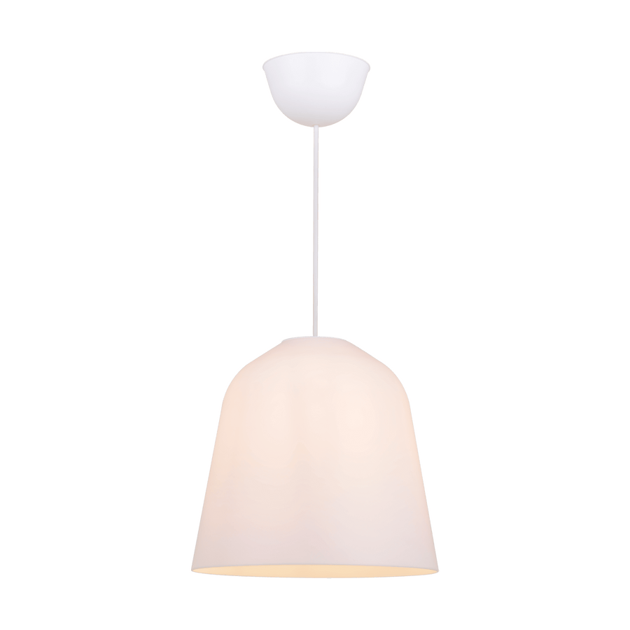 Lampadario bizen plastica bianco d27 e27=60w
