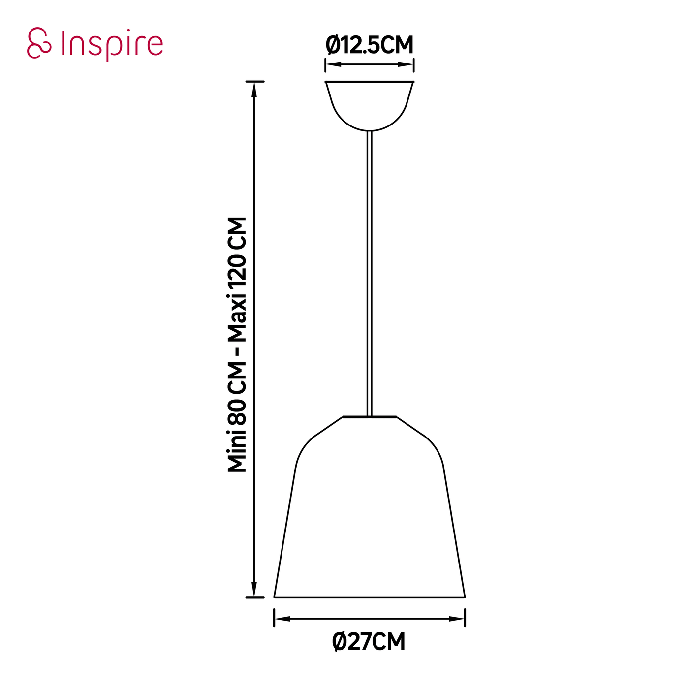 Lampadario bizen plastica bianco d27 e27=60w