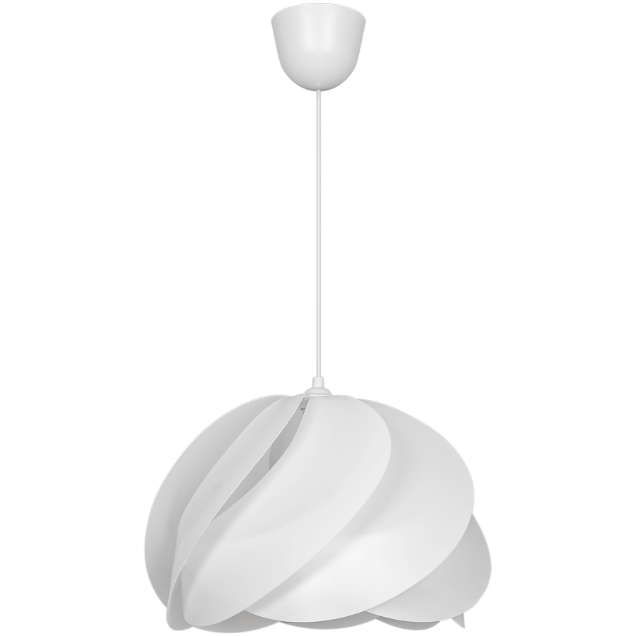 Lampadario fidji pilastica bianco d40 cm e27=60w