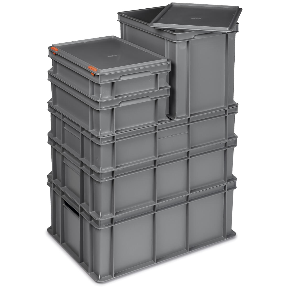 Multi-purpose box 60x40x13cm (H), 24 litres, grey