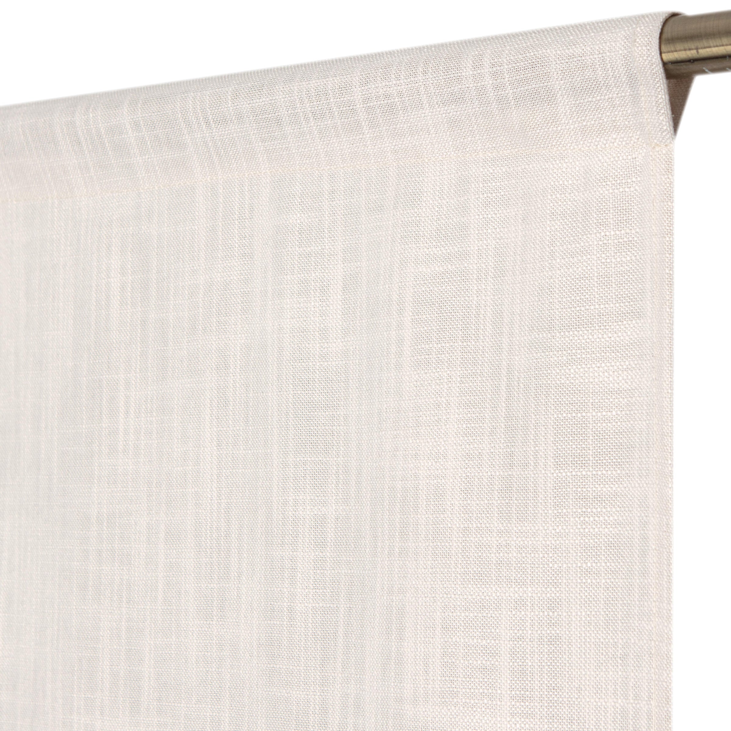 Infini café curtain, ecru, 60x170 cm