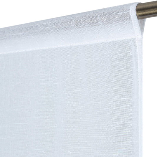 Carla café curtain, white, 45x170 cm