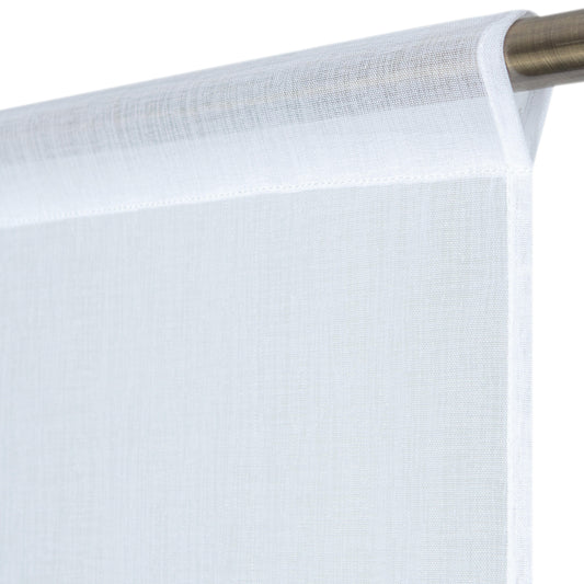 Leo curtain, white, 45x170 cm