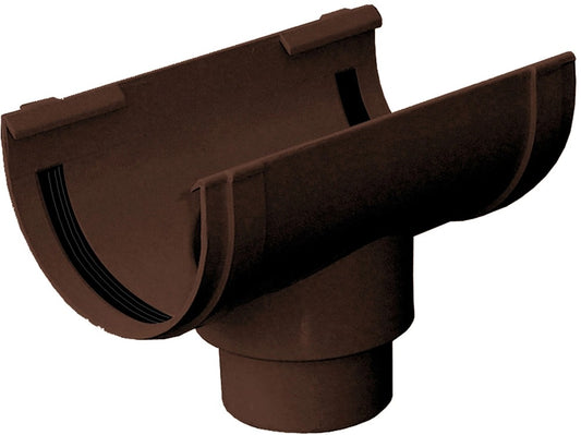 JOINT WITH BROWN DISCHARGE DIA 100 MM PE