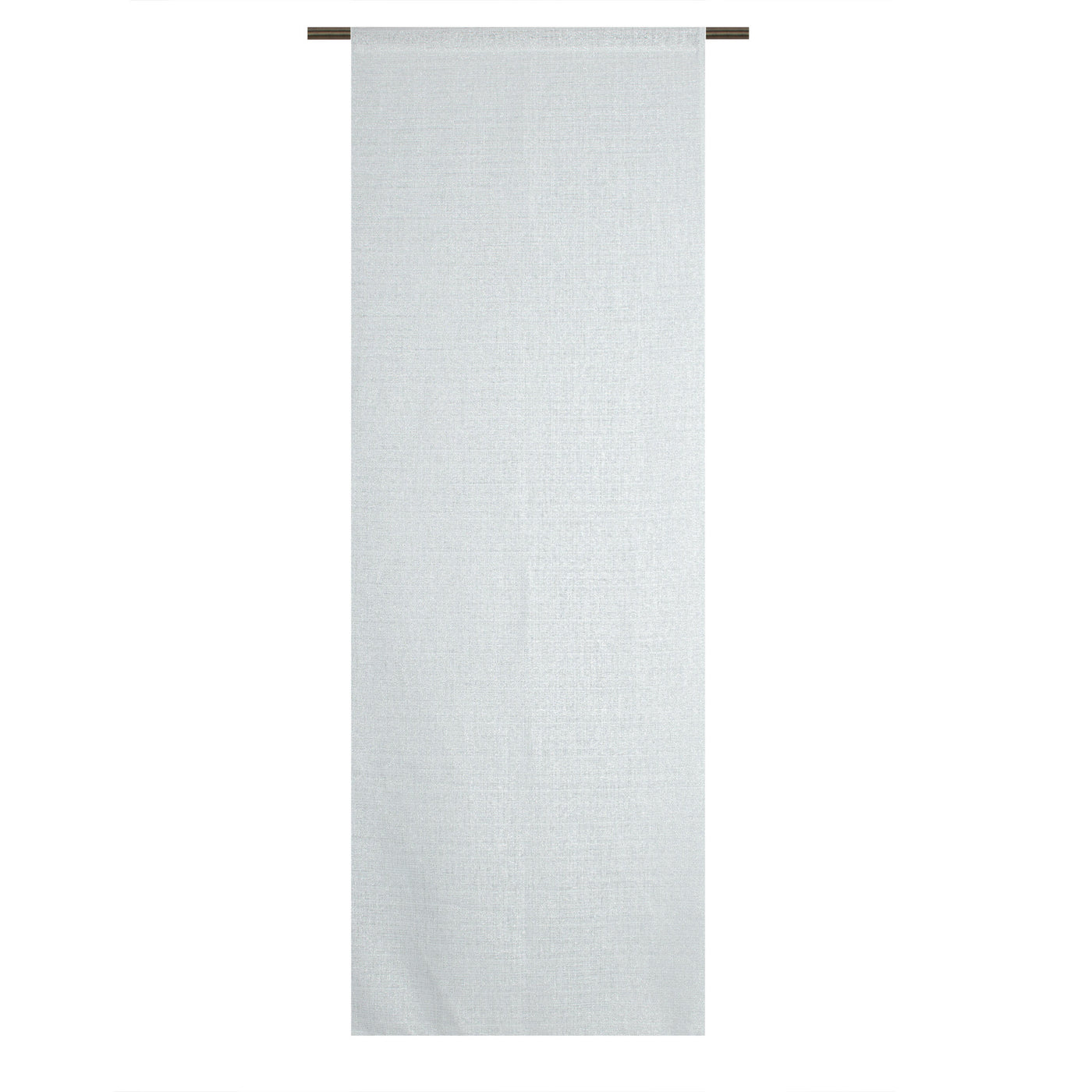 Lazaro curtain, white and silver, 60x170cm